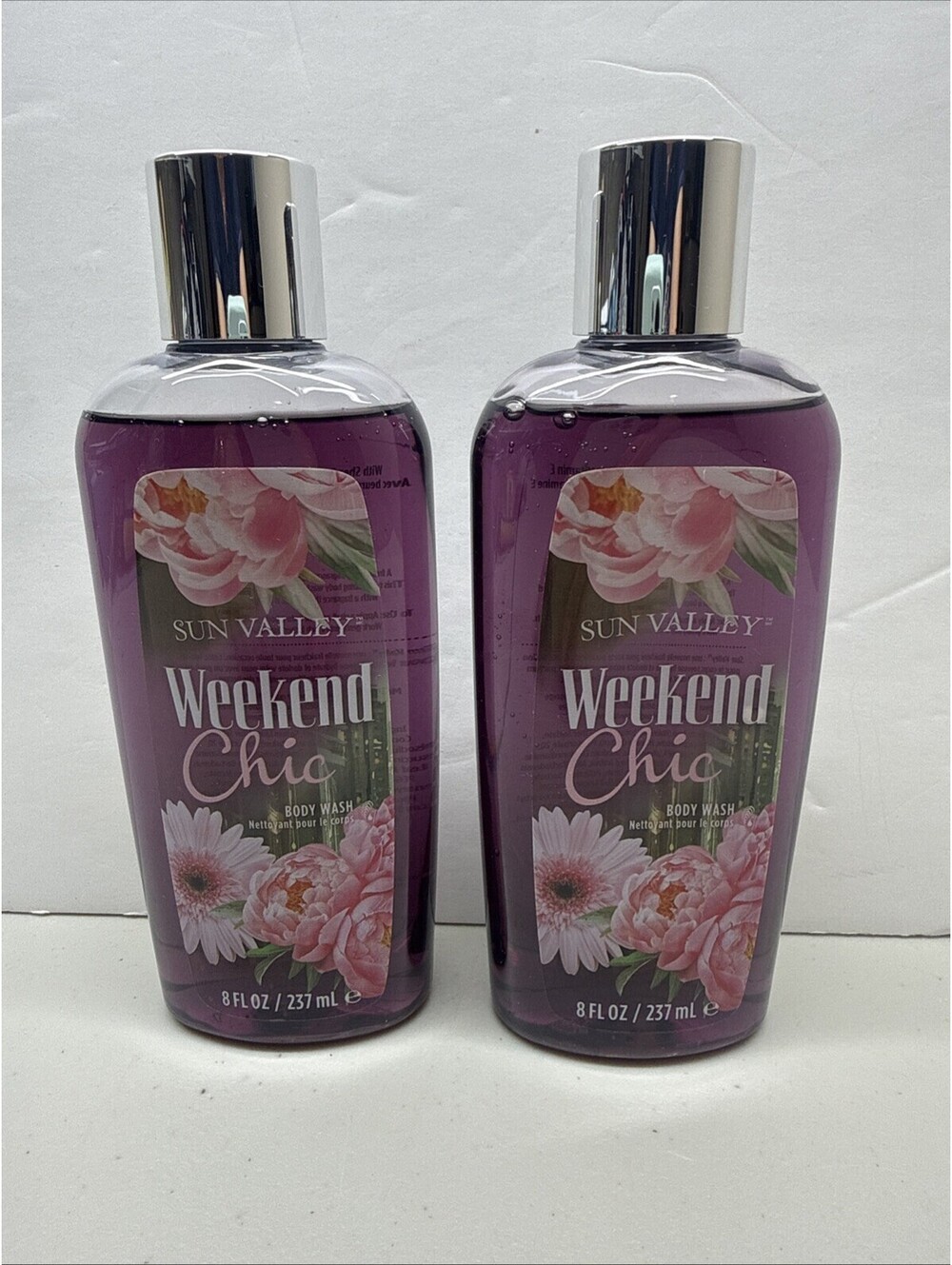 Lot of 2 Melaleuca Sun Valley Weekend Chic Body Wash 8oz 237ml NEW Sealed